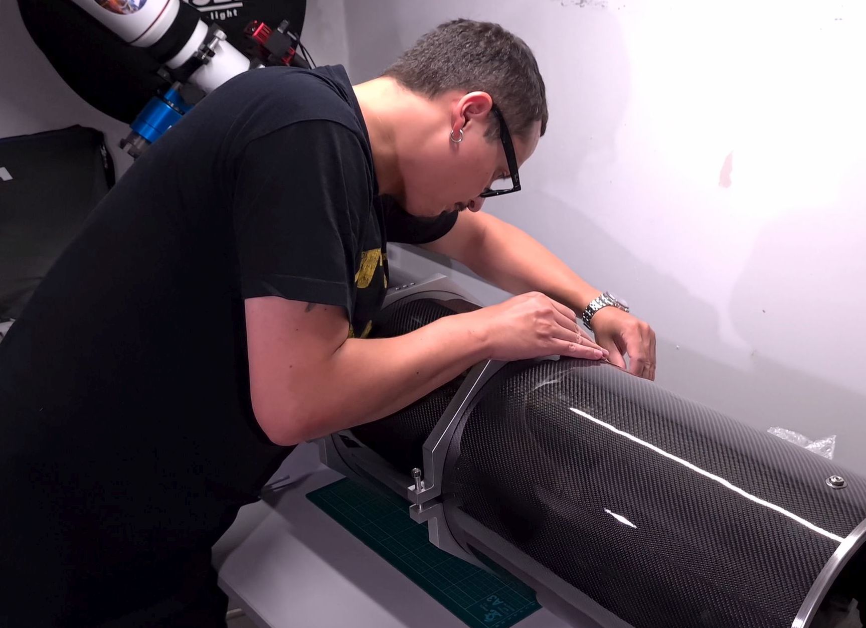 Vorbereitung TS-Optics ONTC 254 mm f/4,7 Newton-Teleskop